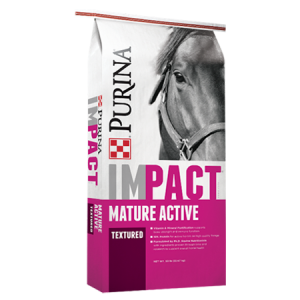 Purina Impact Mature Active Textured Horse Feed 50-lb